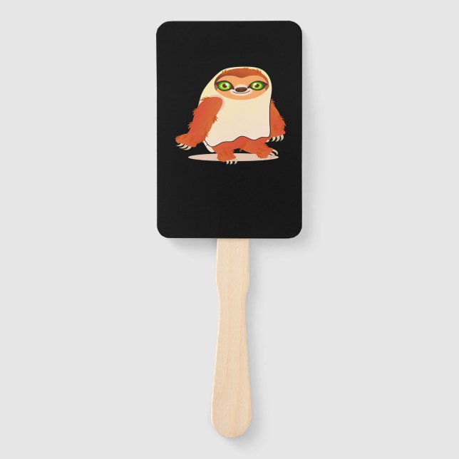 Halloween costumes sloth Oversized T-Shirt Hand Fan (Front)