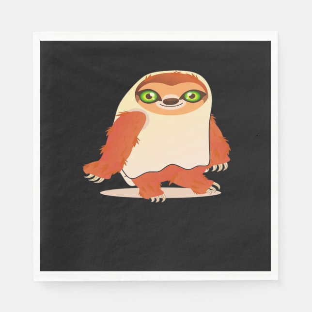 Halloween costumes sloth Oversized T-Shirt Napkin (Front)