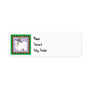 Halloween Coton de Tulear Label Return Address Label
