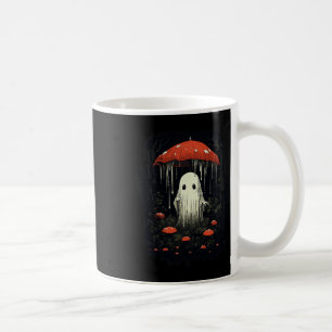 Halloween Cottagecore Ghost Mushroom Spooky  Coffee Mug