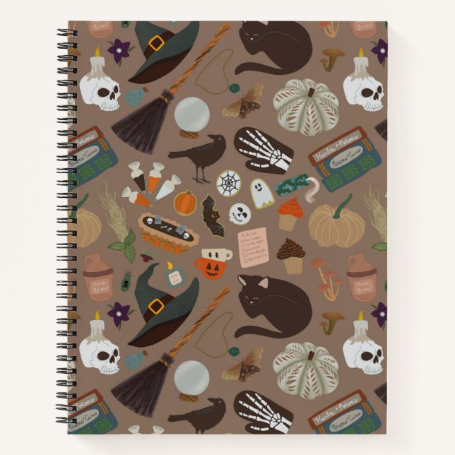 Halloween Cottagecore Notebook (Front)