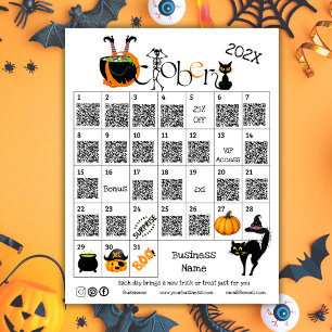 Halloween Countdown Advent Calendar Business Promo
