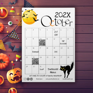 Halloween Countdown Advent Calendar Promotion Gift Invitation