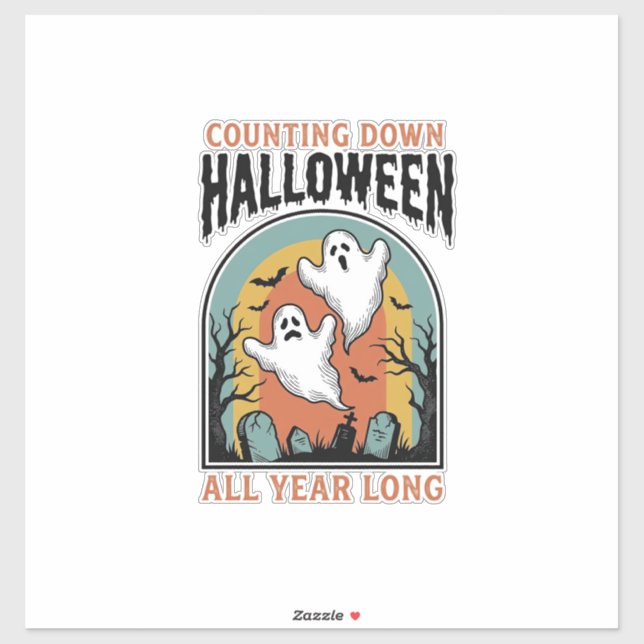 Halloween Countdown Shirt Vintage Graveyard Graphi (Sheet)