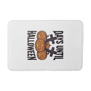 Halloween Countdown Shirt Vintage Pumpkin Design_1 Bath Mat