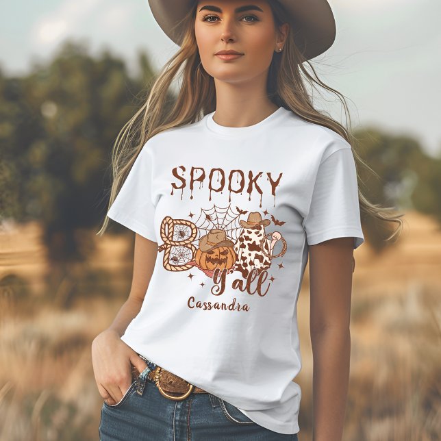 Halloween Country Western Spooky T-Shirt (Creator Uploaded)