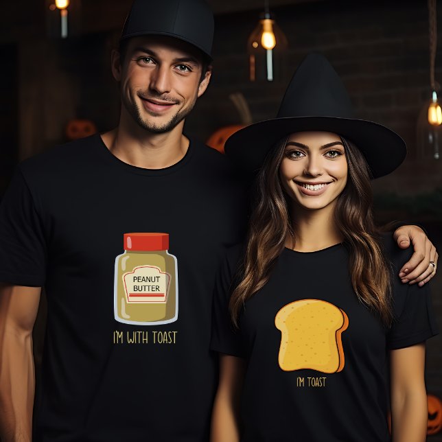 Halloween couples matching costume peanut butter T-Shirt (Creator Uploaded)