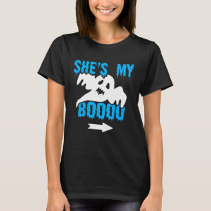 Halloween Couples She s My Boo Ghost T-Shirt