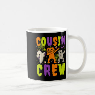 Halloween Cousin Crew 2025 Kid Matching Spooky Dab Coffee Mug