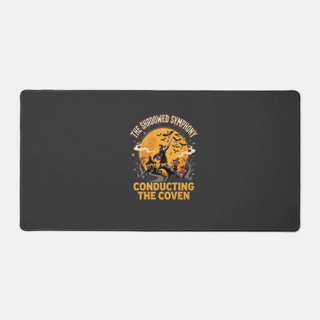 Halloween Coven Conductor Desk Mat (Front)