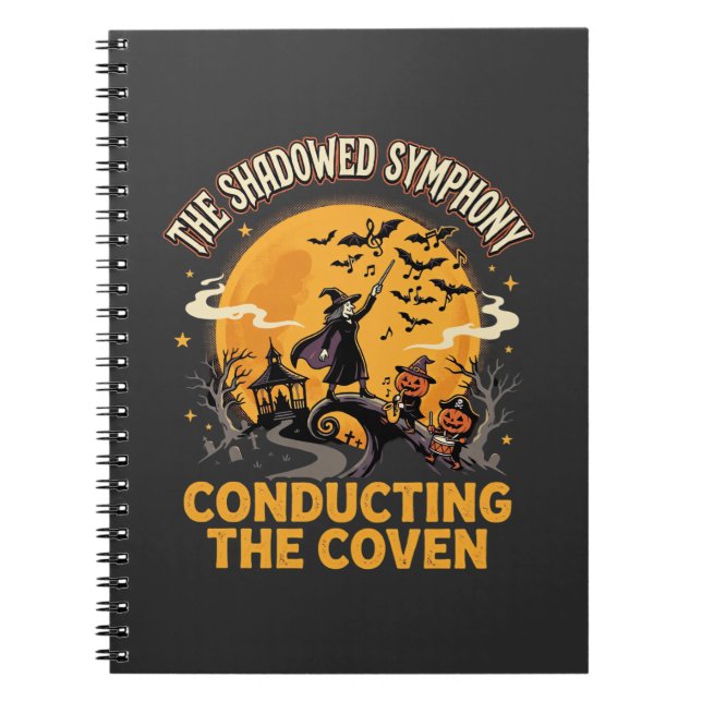 Halloween Coven Conductor Notebook (Front)