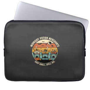 Halloween Coven Night Market Laptop Sleeve