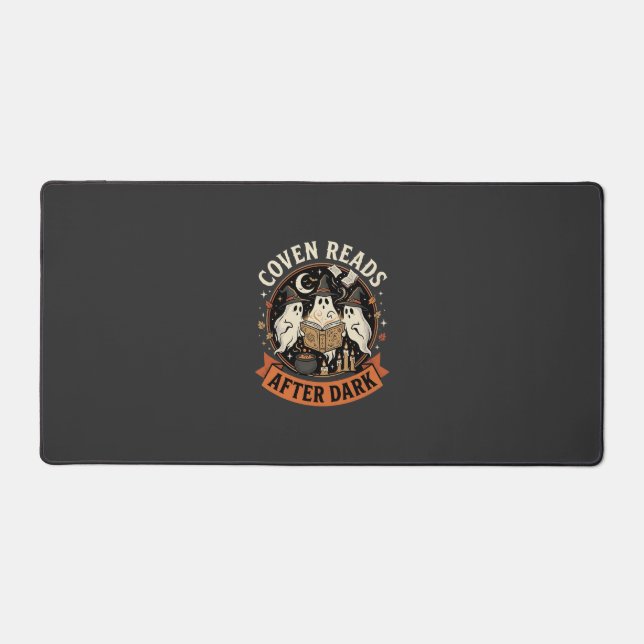 Halloween Coven Readers Night Desk Mat (Front)