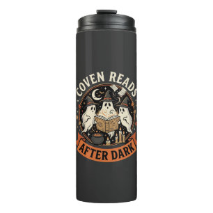 Halloween Coven Readers Night Thermal Tumbler