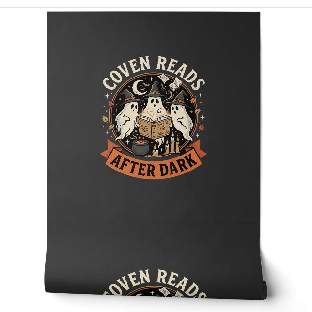 Halloween Coven Readers Night Wallpaper (Unrolling)