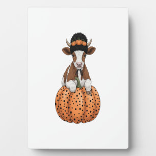 Halloween Cow 2 Plaque