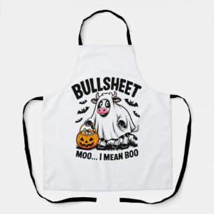 halloween cow apron