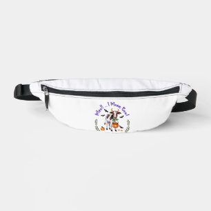 Halloween Cow Bull Sheet Bum Bags