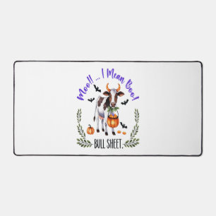 Halloween Cow Bull Sheet Desk Mat