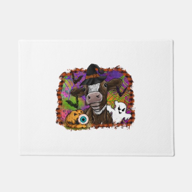 Halloween Cow Doormat (Front)