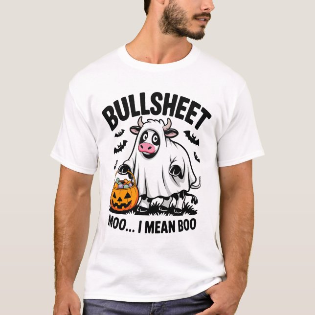 halloween cow T-Shirt (Front)