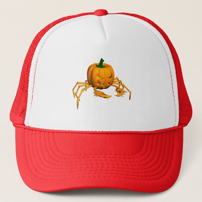 Halloween Crab Trucker Hat (Front)