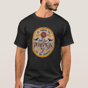 Halloween Craft Beer Pumpkin Ale T-Shirt