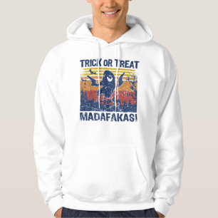 Halloween Crazy Ghosts Gift Horror Present Hoodie