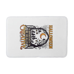 Halloween Creative Kids Silhouette Crescent Moon W Bath Mat