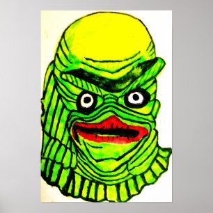 HALLOWEEN CREATURE FROM THE ABYSS  POSTER