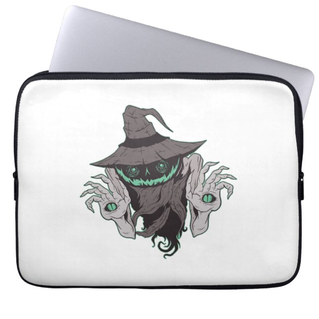 Halloween Creature Laptop Sleeve (Front)
