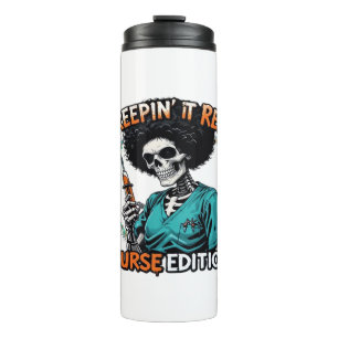 Halloween Creepin It Real! Nurse Edition Classic T Thermal Tumbler