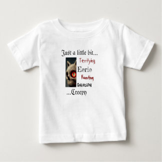 Halloween creepy cat baby T-Shirt