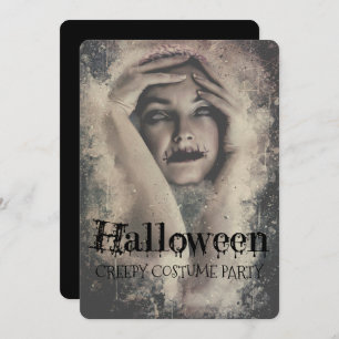 Halloween Creepy Costume Party Invitation