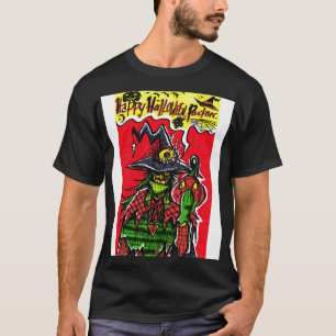 Halloween Creepy Cowboy Scarecrow T-Shirt