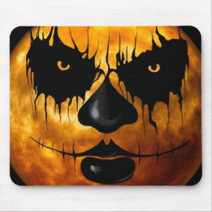 Halloween Creepy Face Mouse Pad