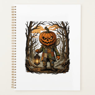 Halloween Creepy Pumpkin Scarecrow Lantern Owl Hau Planner