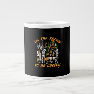 Halloween Creepy Season The Season To Be Creepy Large Coffee Mug