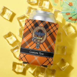 Halloween Crest over Tartan Bottle Cooler