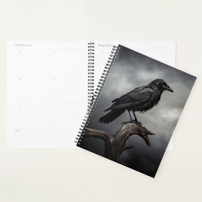 Halloween Crow Calendar Planner (Display)