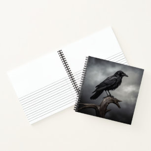 Halloween Crow Notebook