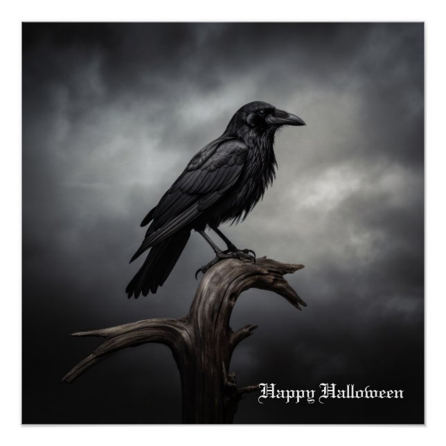 Halloween Crow  Poster (Front)