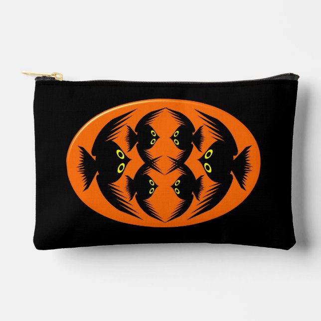 Halloween Crows Accessory Pouch (Front)