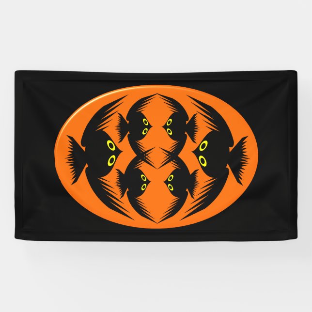 Halloween Crows Banner (Horizontal)
