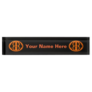 Halloween Crows Custom Desk Nameplate