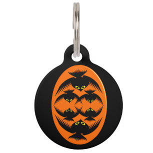 Halloween Crows Custom Dog Tag