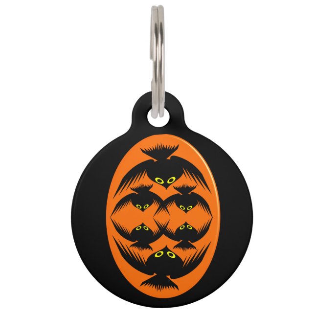 Halloween Crows Custom Dog Tag (Front)