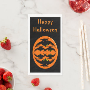 Halloween Crows Custom Napkin