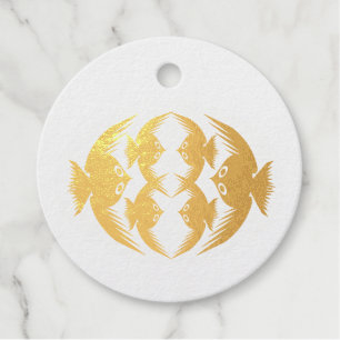 Halloween Crows Custom Party Foil Favour Tags