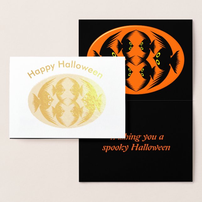 Halloween Crows Foil Card (Display)